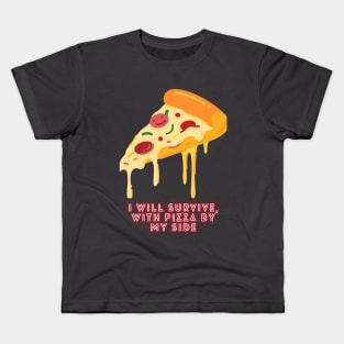 Pizza by my side Kids T-Shirt